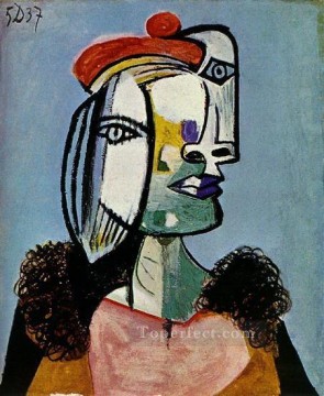 Artworks by 350 Famous Artists Painting - Portrait Woman 1 1937 cubism Pablo Picasso